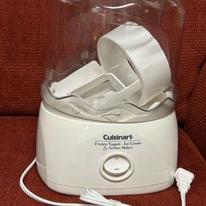 Cuisinart Ice Cream maker  , white you can make Ice Cream  Frozen Yogurt , Froze